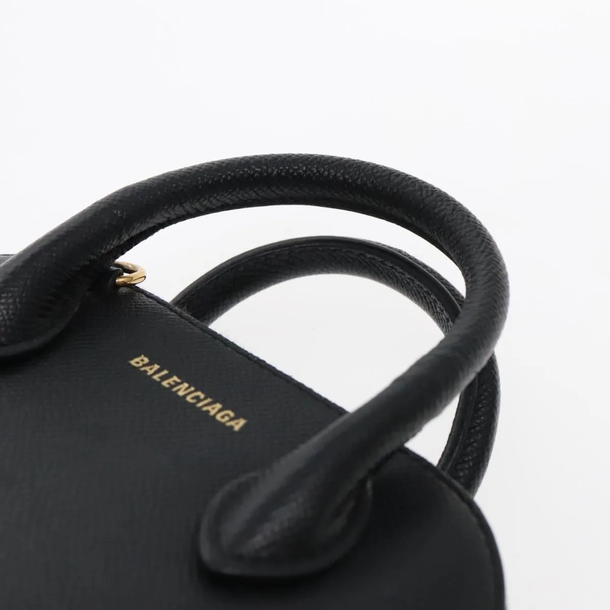 Balenciaga Ville Black Leather Bag