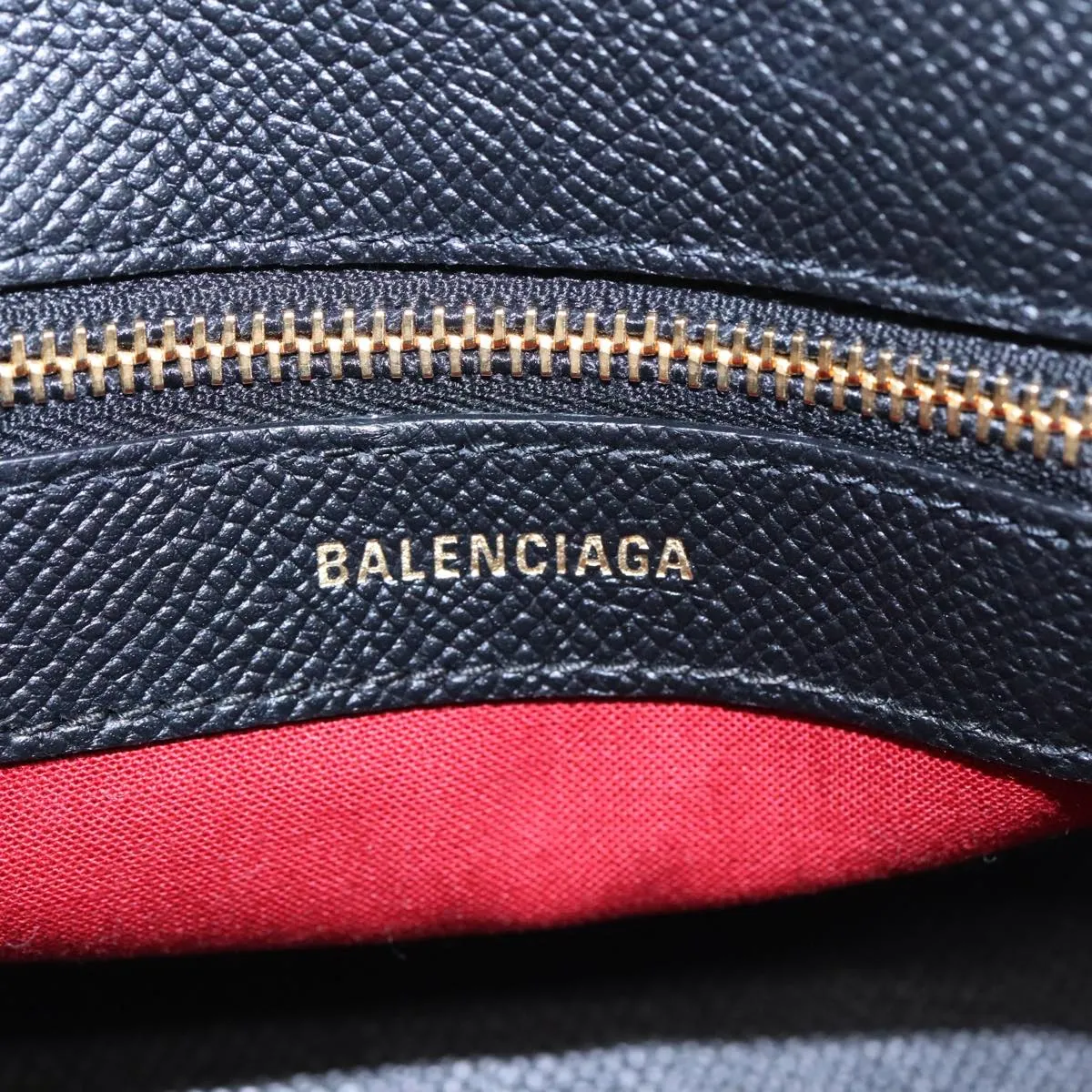 Balenciaga Ville Black Leather Bag