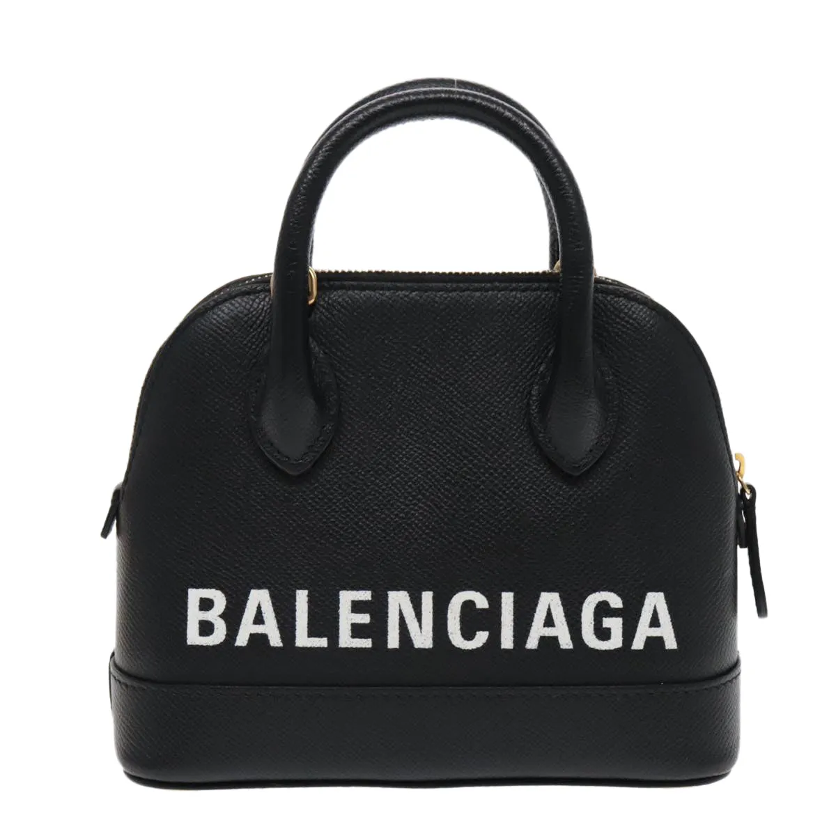 Balenciaga Ville Black Leather Bag