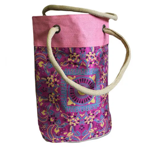 Barrel Shopping Bag Pink Alpana