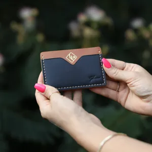 Bespoke Wallet - Black and Tan