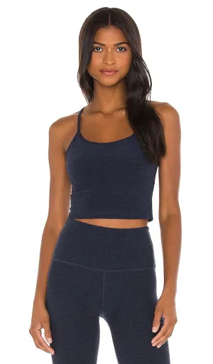 Beyond Yoga Spacedye Slim Racerback Tank in Navy