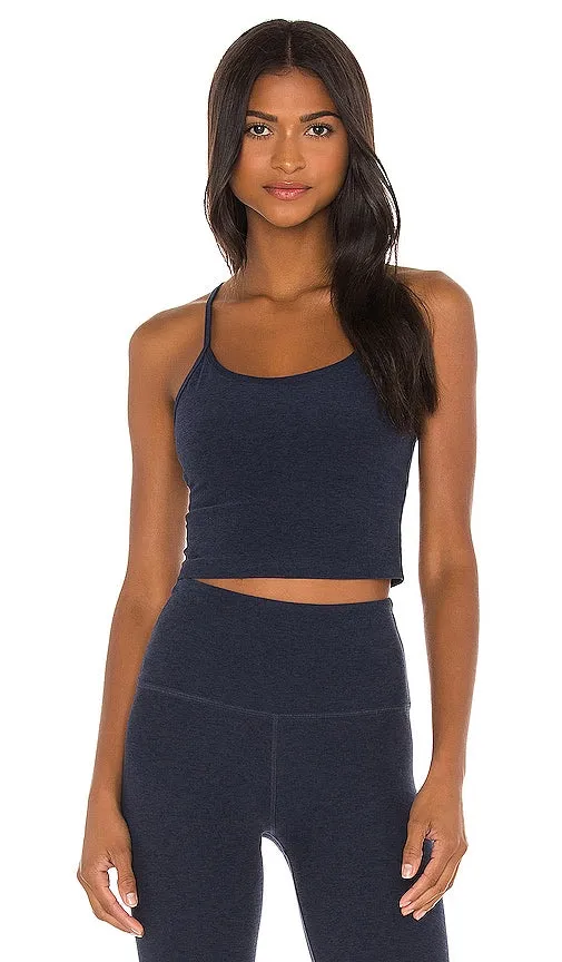 Beyond Yoga Spacedye Slim Racerback Tank in Navy
