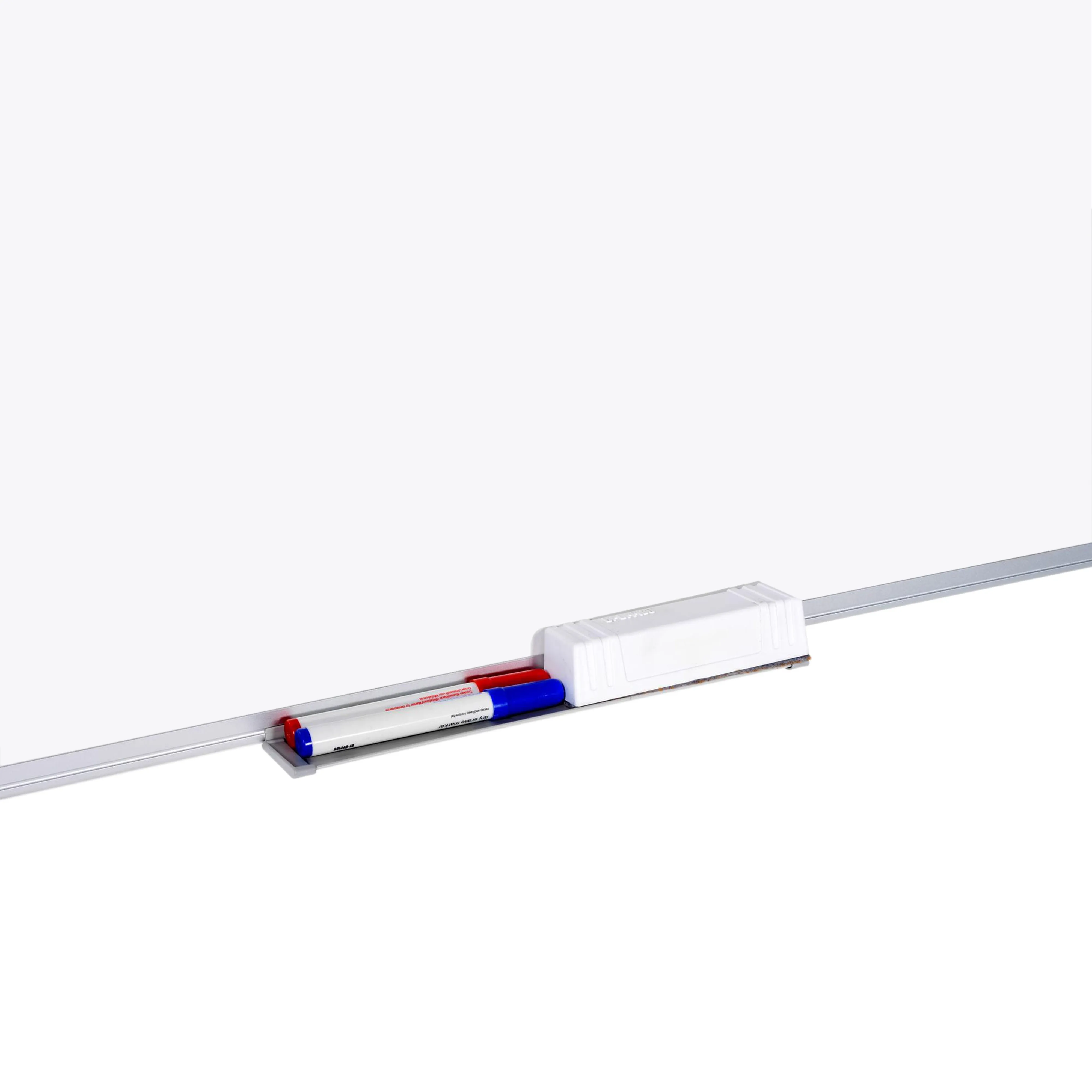 Bi-Office Earth-It Non Magnetic Melamine Whiteboard Aluminium Frame 2400x1200mm - MA2100790