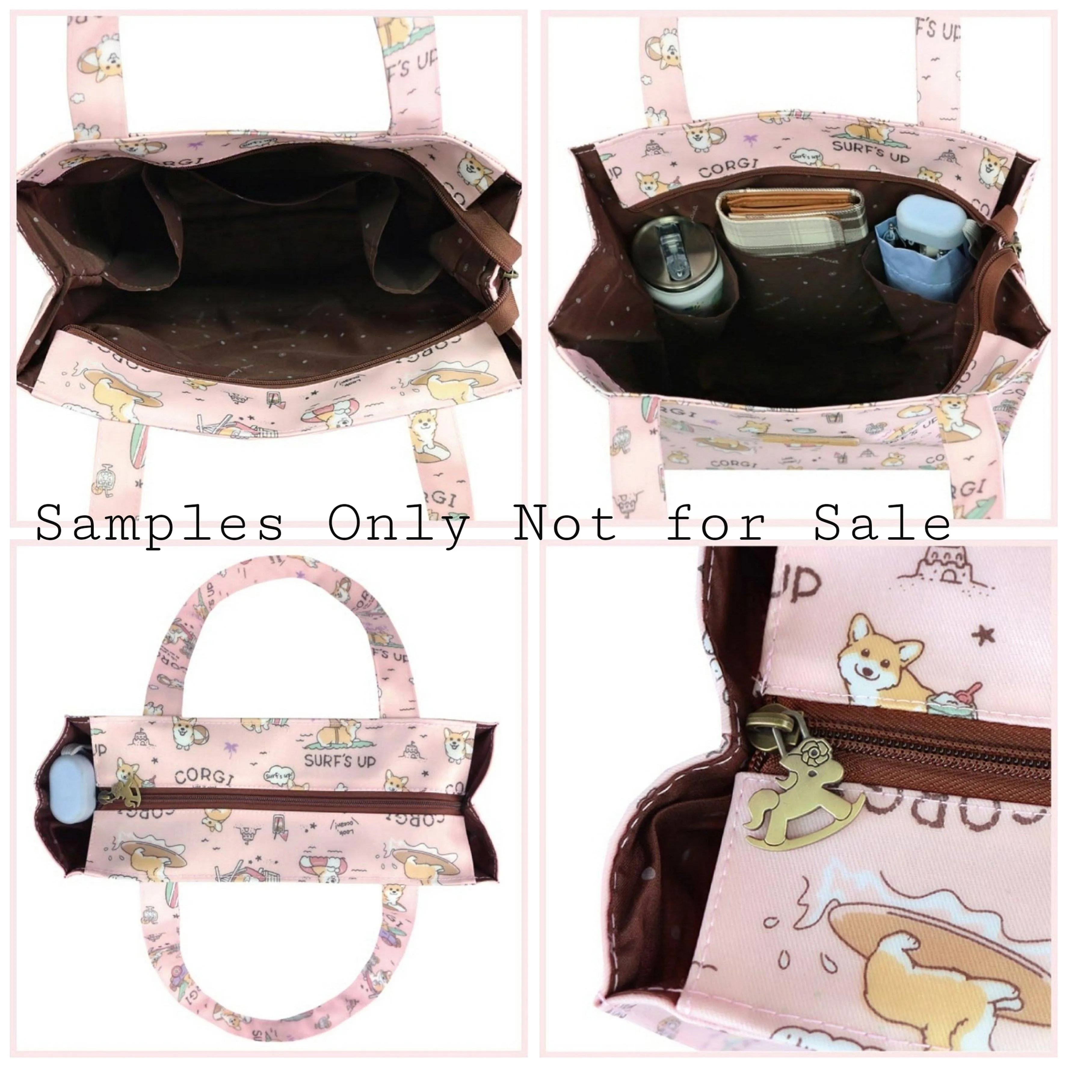 Blue Cat Yoga Large Tote