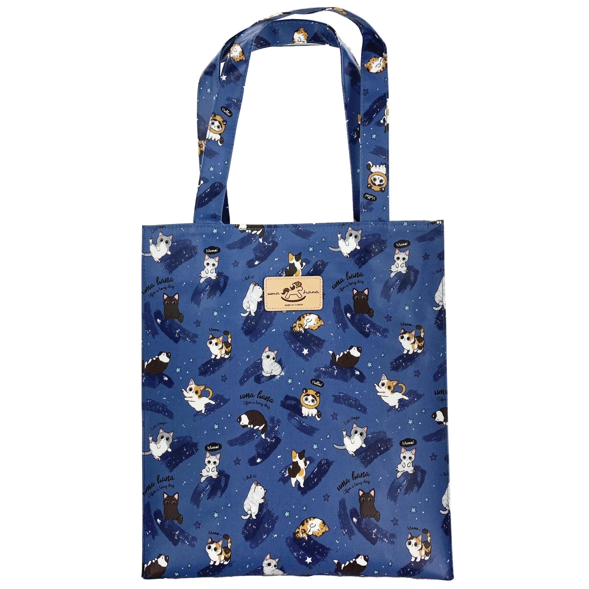 Blue Cat Yoga Large Tote