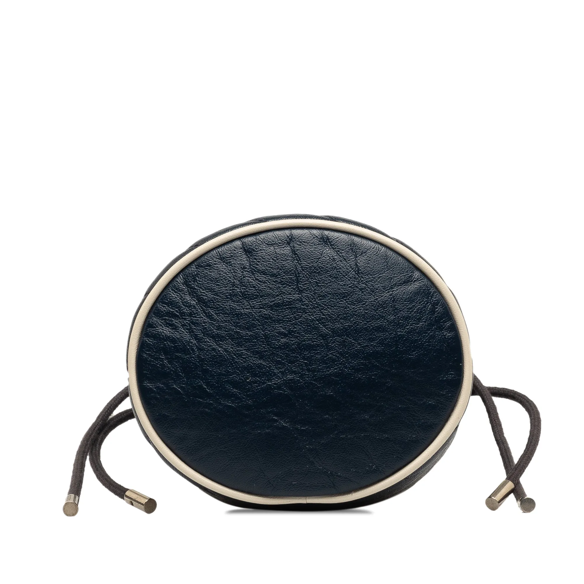 Blue Gucci Mini Torchon GG Marmont Bucket Bag