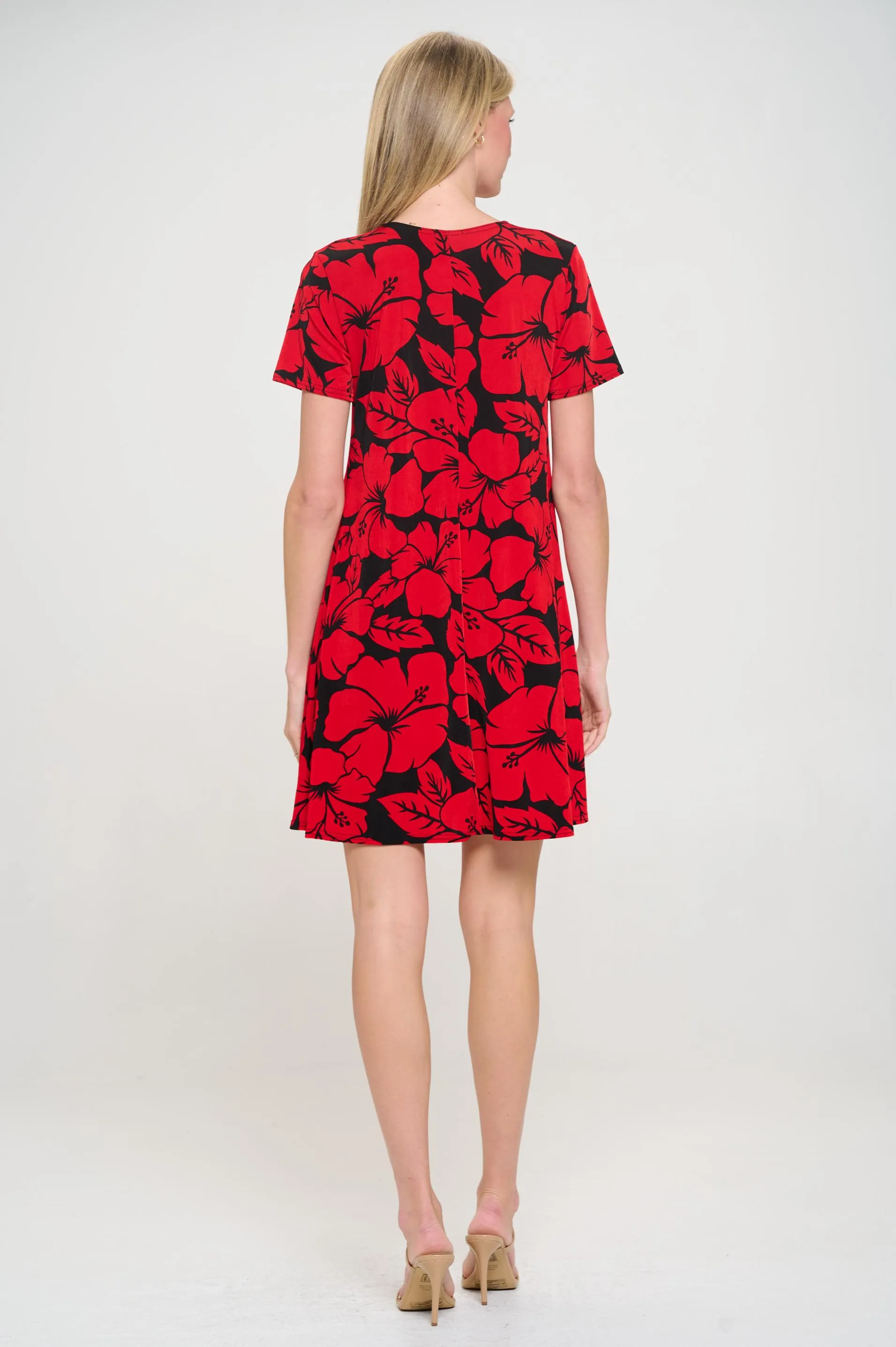 BNS Missy Dress Short Sleeve Print-7004BN-SRP1-W432