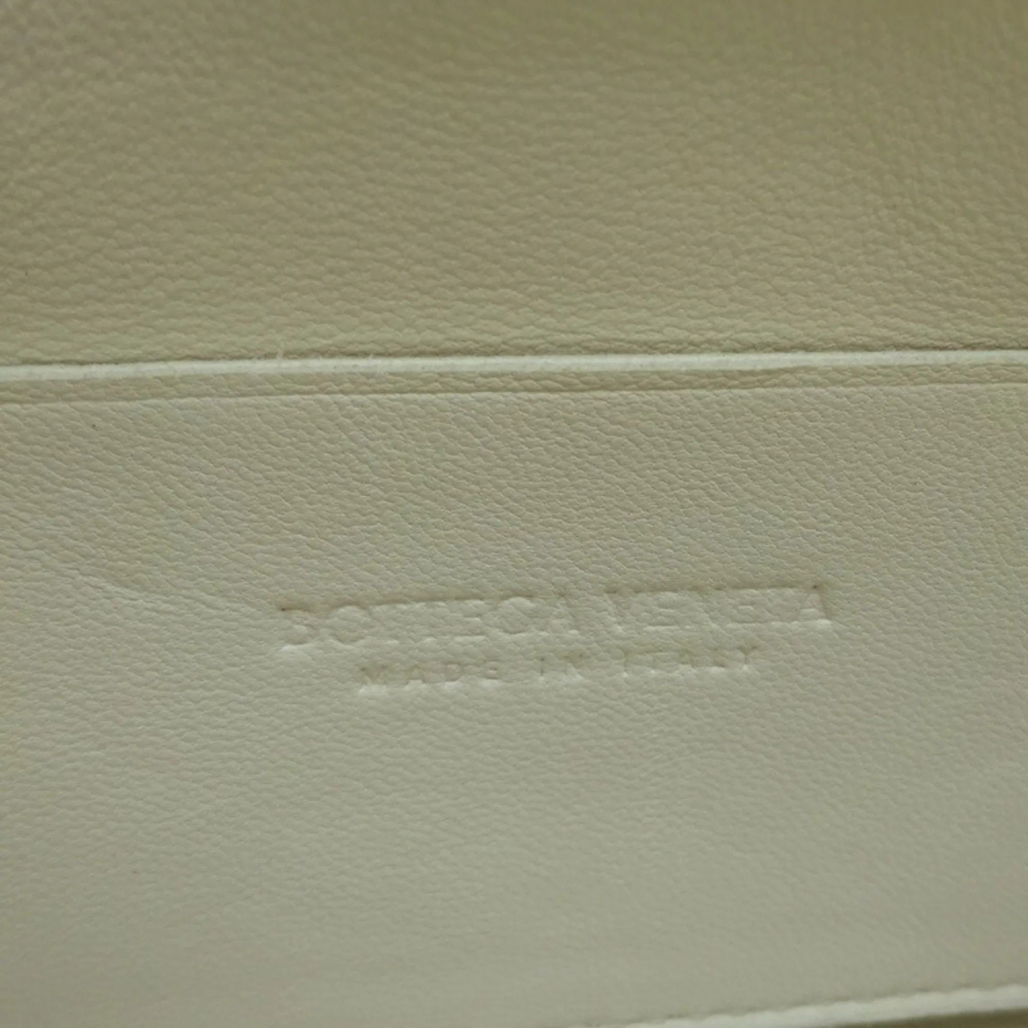 Bottega Veneta Cassette White Leather Bag