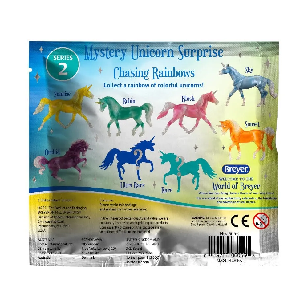 Breyer Mystery Unicorn Surprise Chasing Rainbows