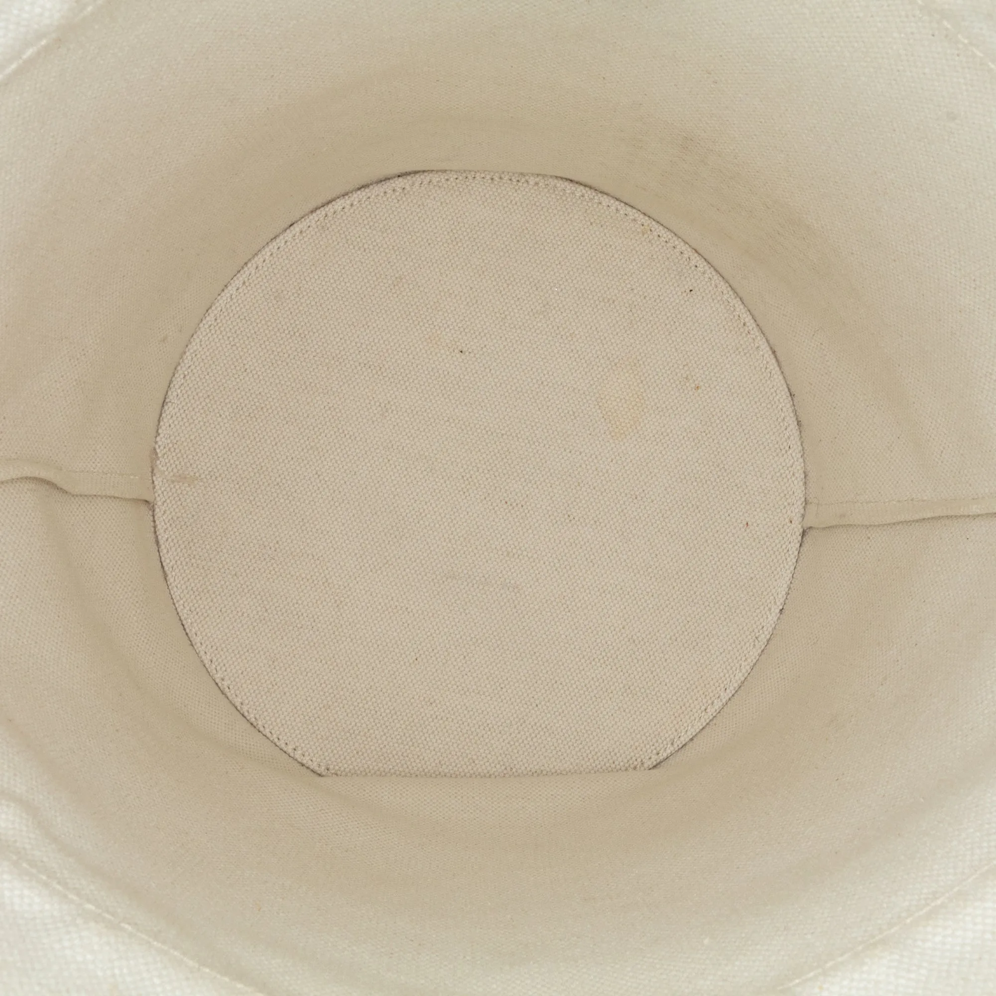 Brown Saint Laurent Canvas Rive Gauche Bucket Bag