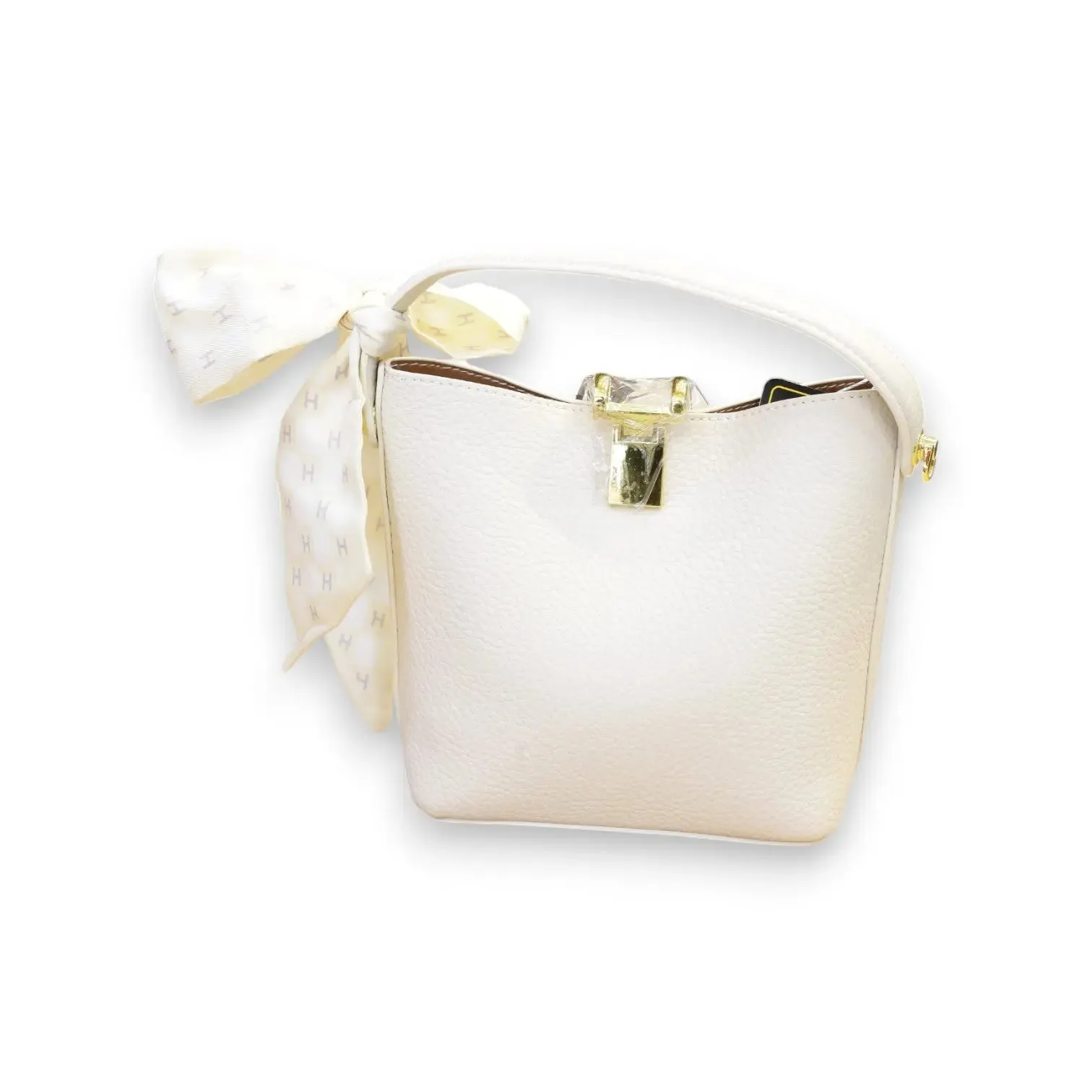 Bucket Bag with Scarf
