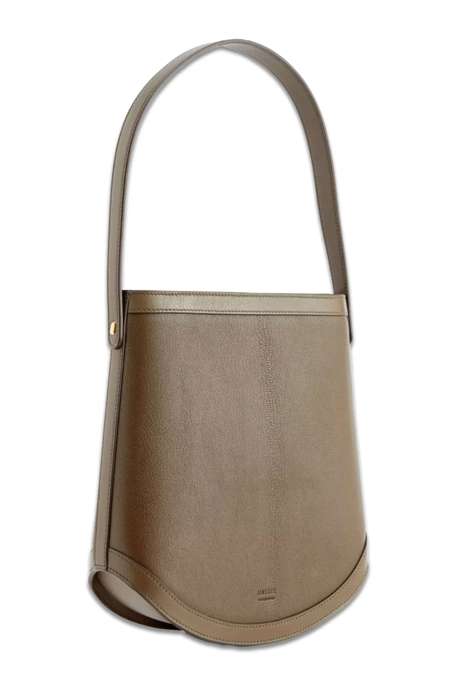 Bucket Leather Top-Handle Bag