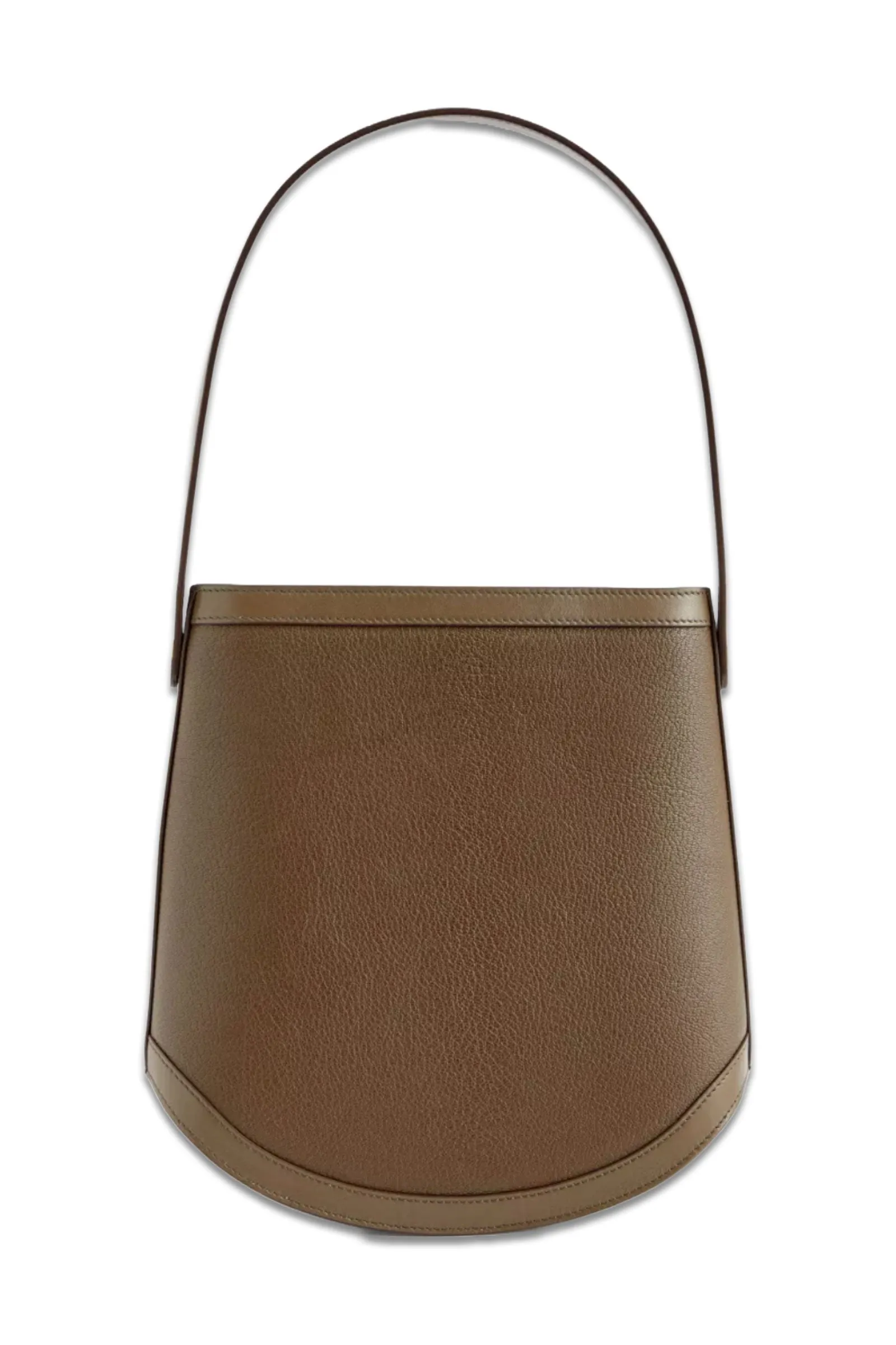 Bucket Leather Top-Handle Bag