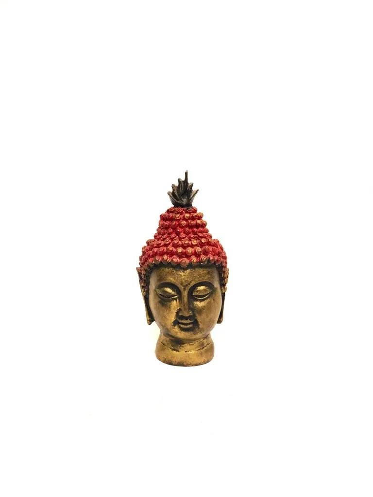 Buddha Face In Various Shades Detailed Indian Craftsmanship Only By Tamrapatra