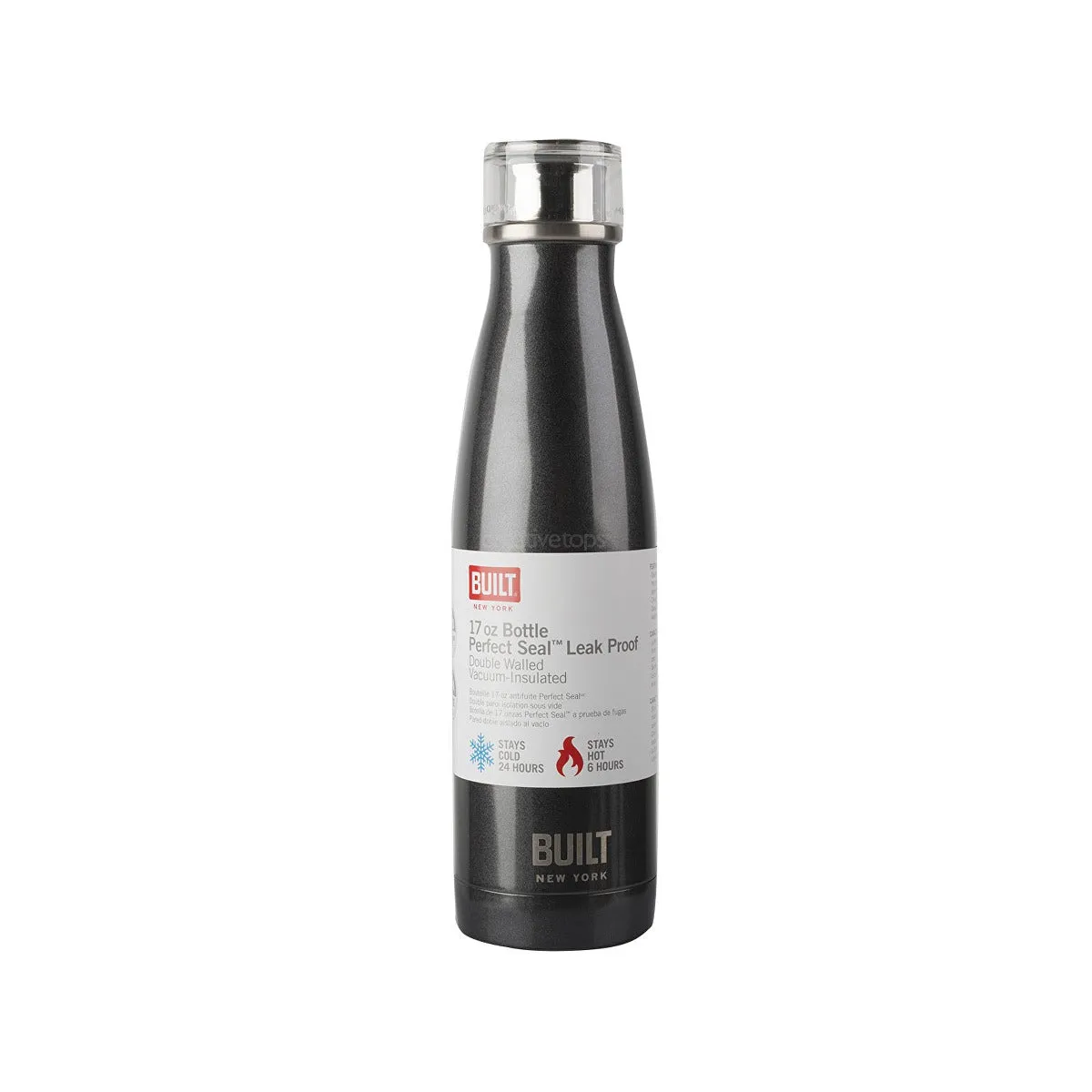 Built Perfect Seal Leakproof Insulated Bottle Metallic 500ml