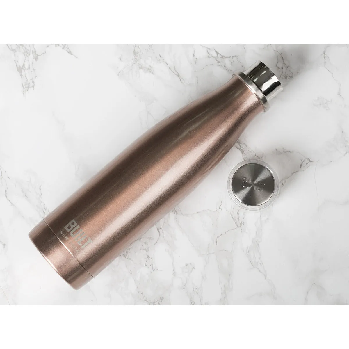 Built Perfect Seal Leakproof Insulated Bottle Metallic 500ml