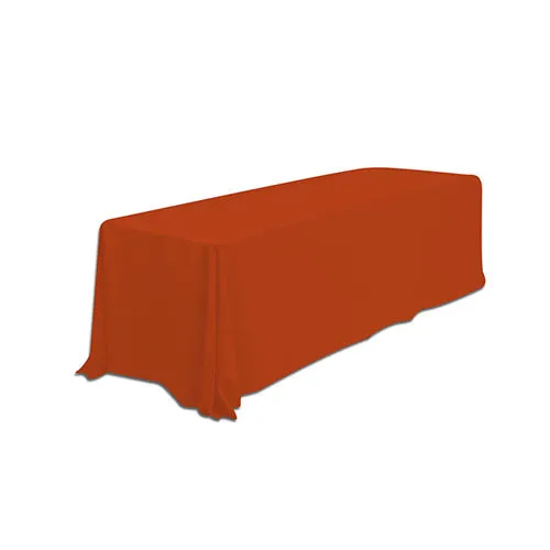 Burnt Orange Polyester Tablecloth