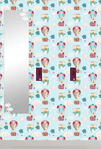 CABANA HOMES (45cm x 125cm, 1 Roll (6 sq.ft) Wallpaper for Kids Room Self Adhesive,Wall Stickers,Baby Room,Wardrobe,Furniture