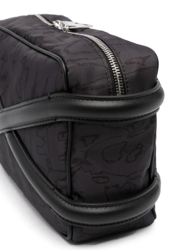 Camera bag graffiti harness in black