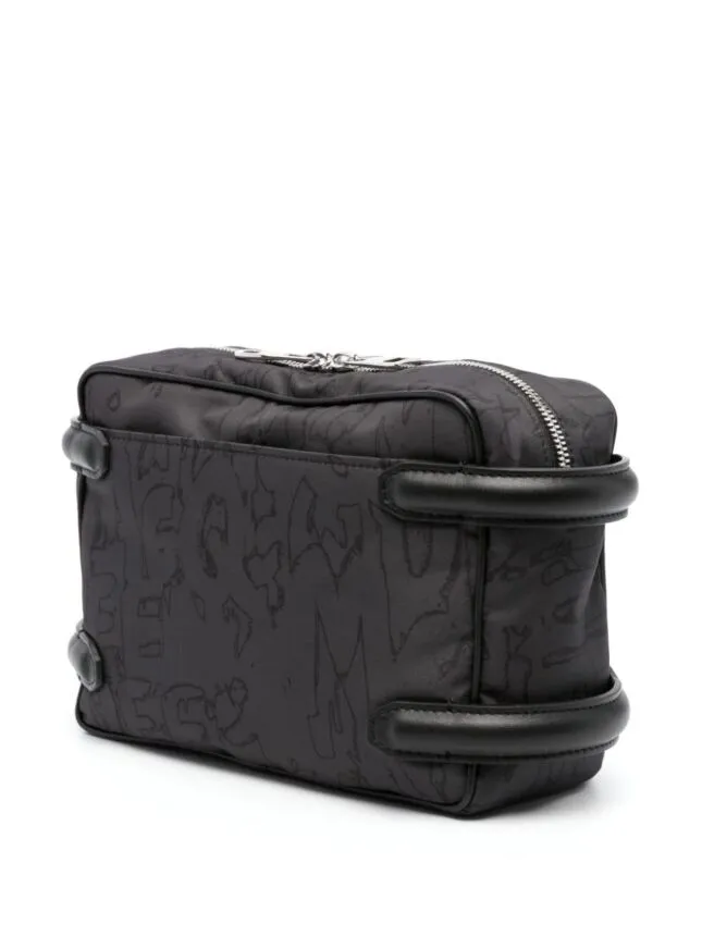 Camera bag graffiti harness in black
