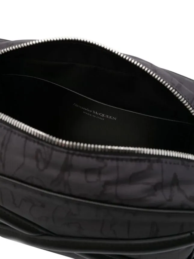 Camera bag graffiti harness in black