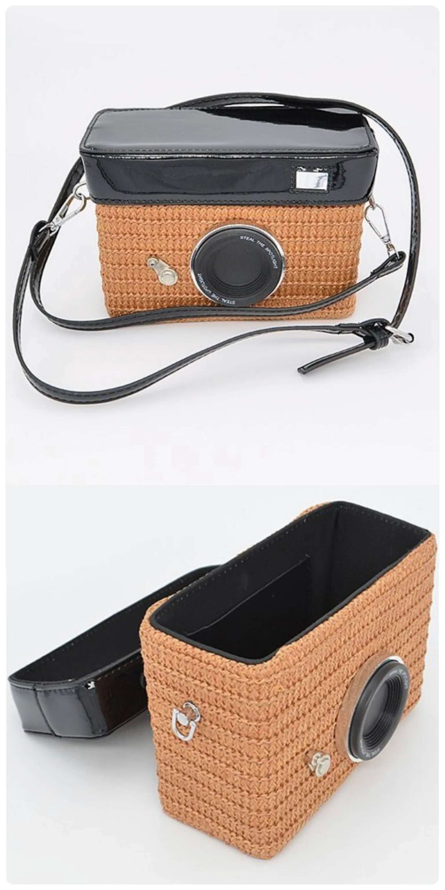 Camera Basket Clutch