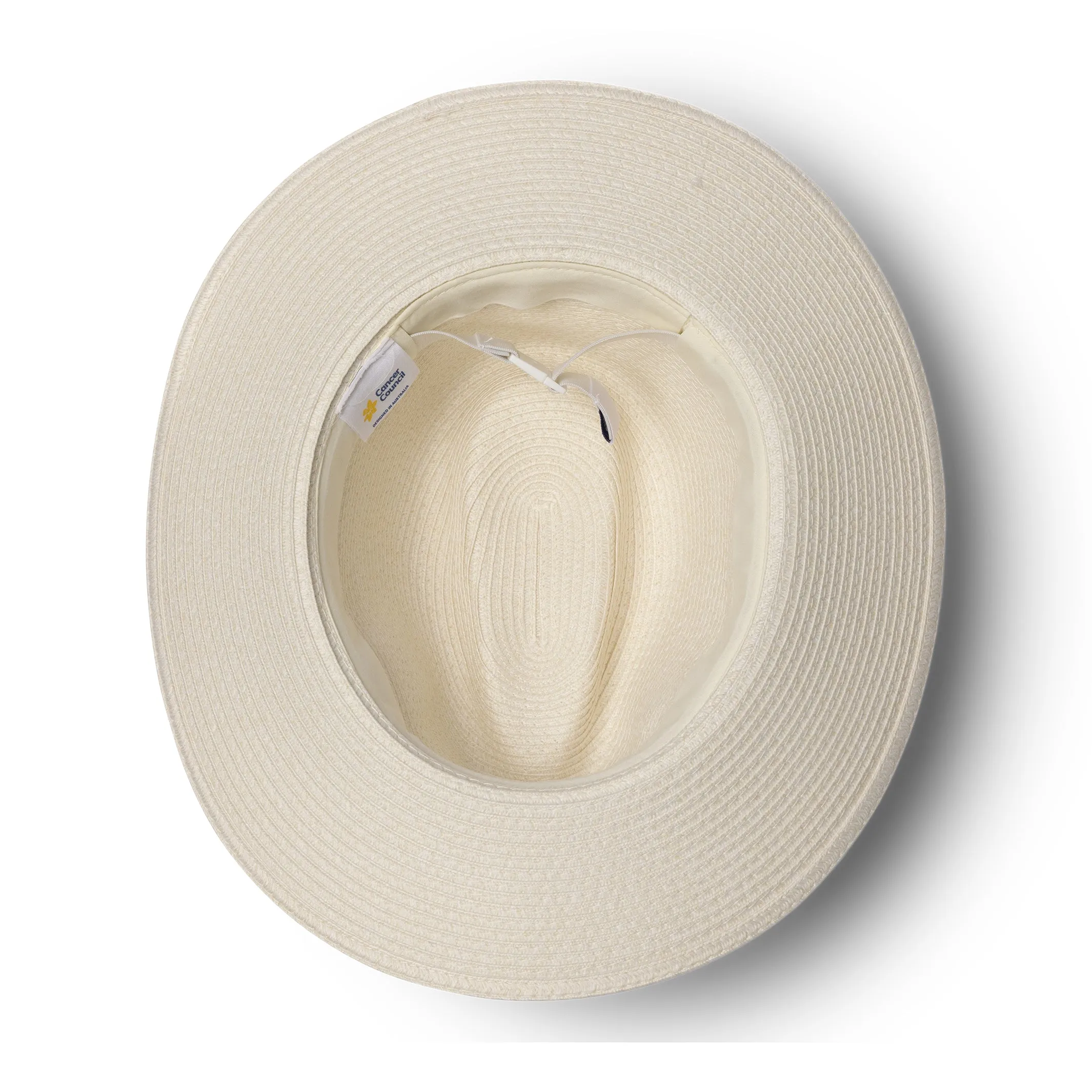 Cancer Council Cafe Flexibraid Fedora Unisex - Ivory