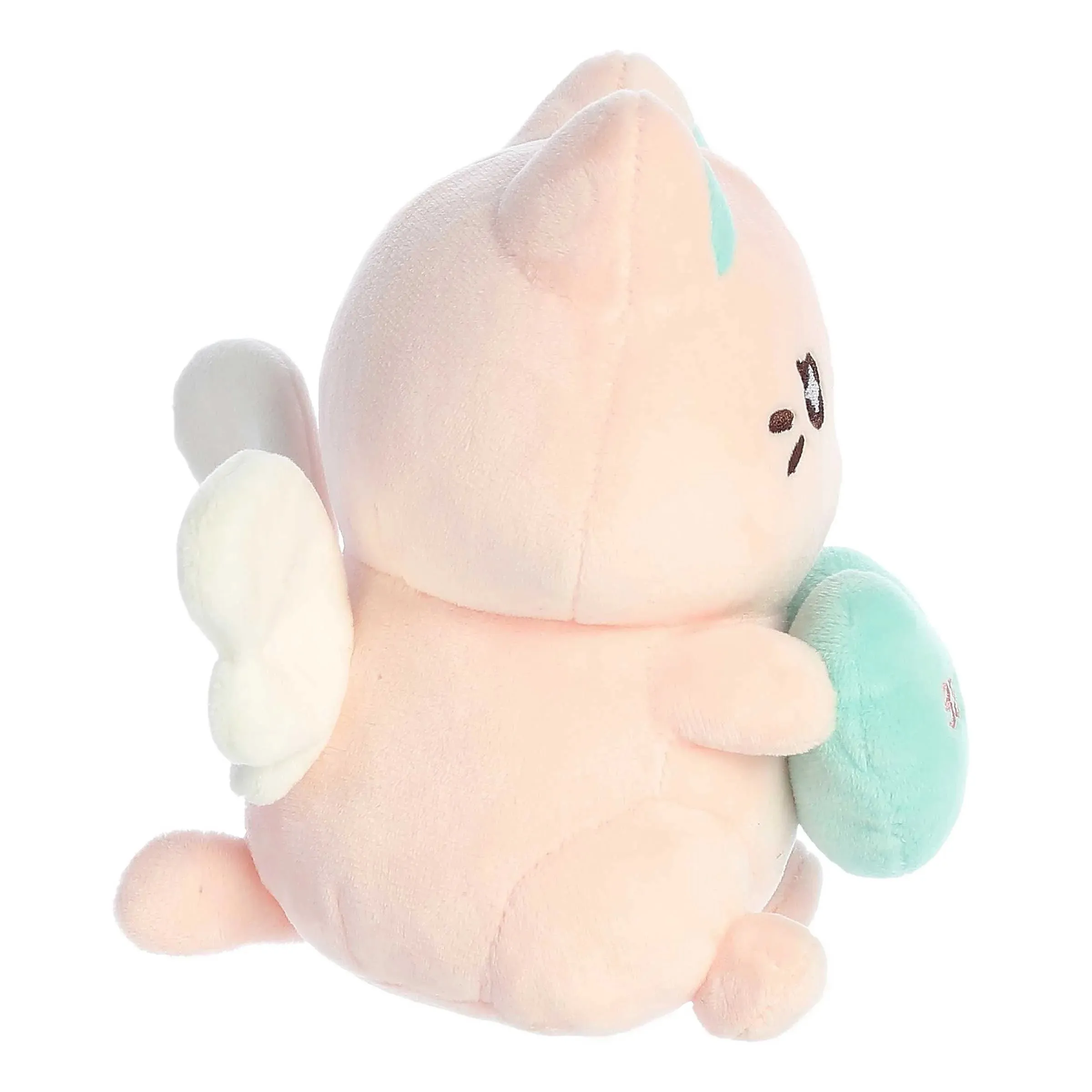 Candy Heart Sitting Meowchi Pink