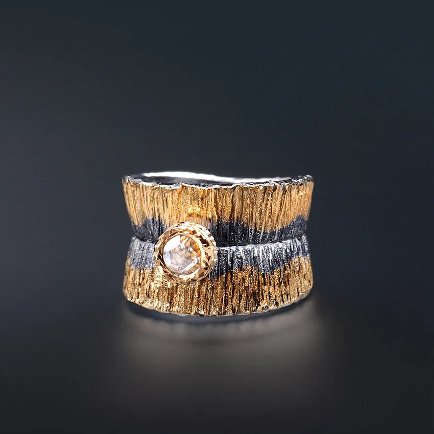 Canyon Rose-Cut Diamond Ring by Margisa