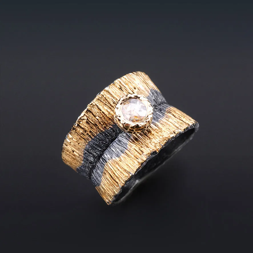 Canyon Rose-Cut Diamond Ring by Margisa