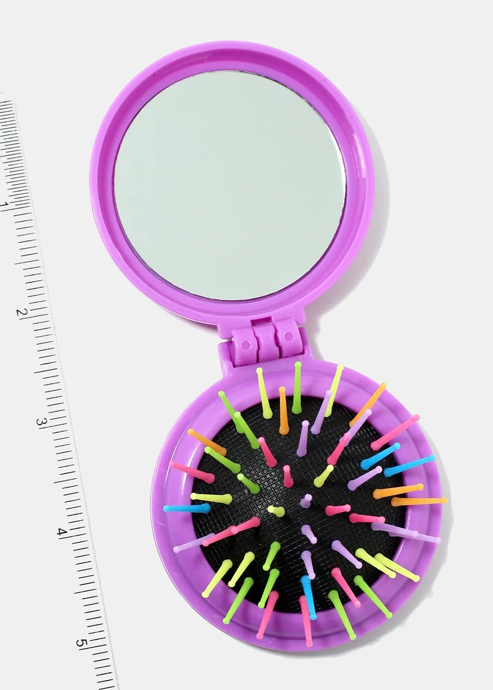 Cartoon Logo Travel Hair Brush
