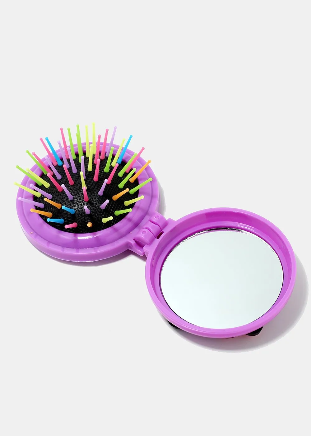 Cartoon Logo Travel Hair Brush