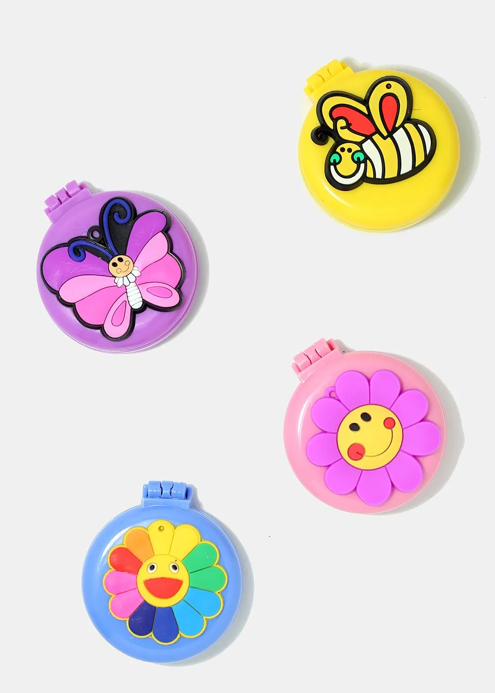 Cartoon Logo Travel Hair Brush