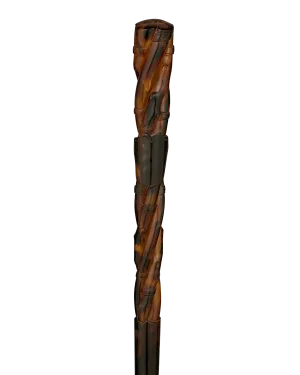 Carved Tortoiseshell Cane