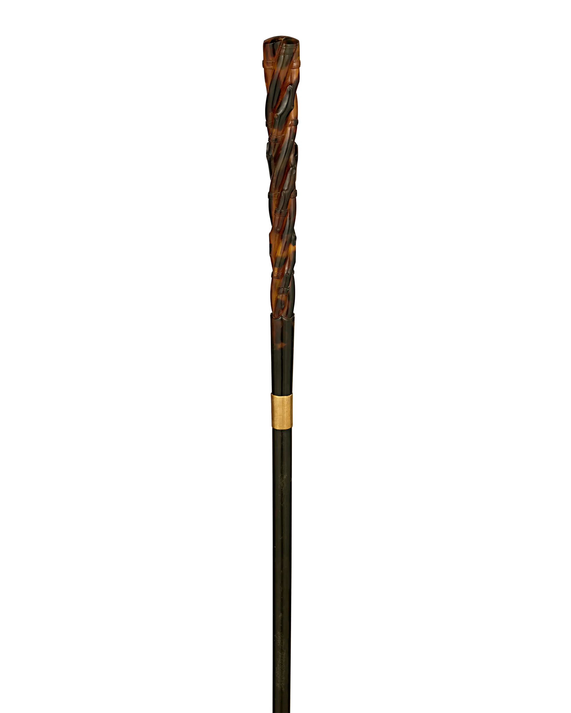 Carved Tortoiseshell Cane