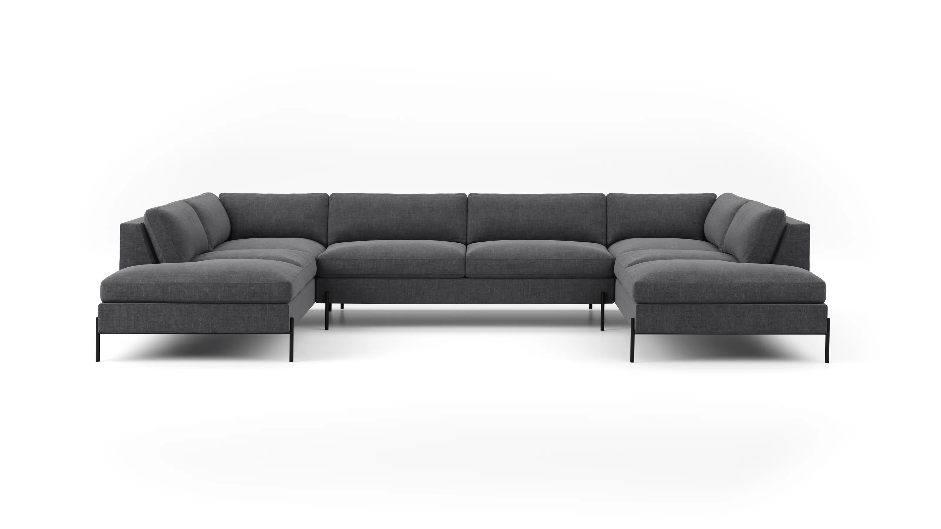 Catwalk U-Shaped Bumper Sectional (100" x 148" x 100")