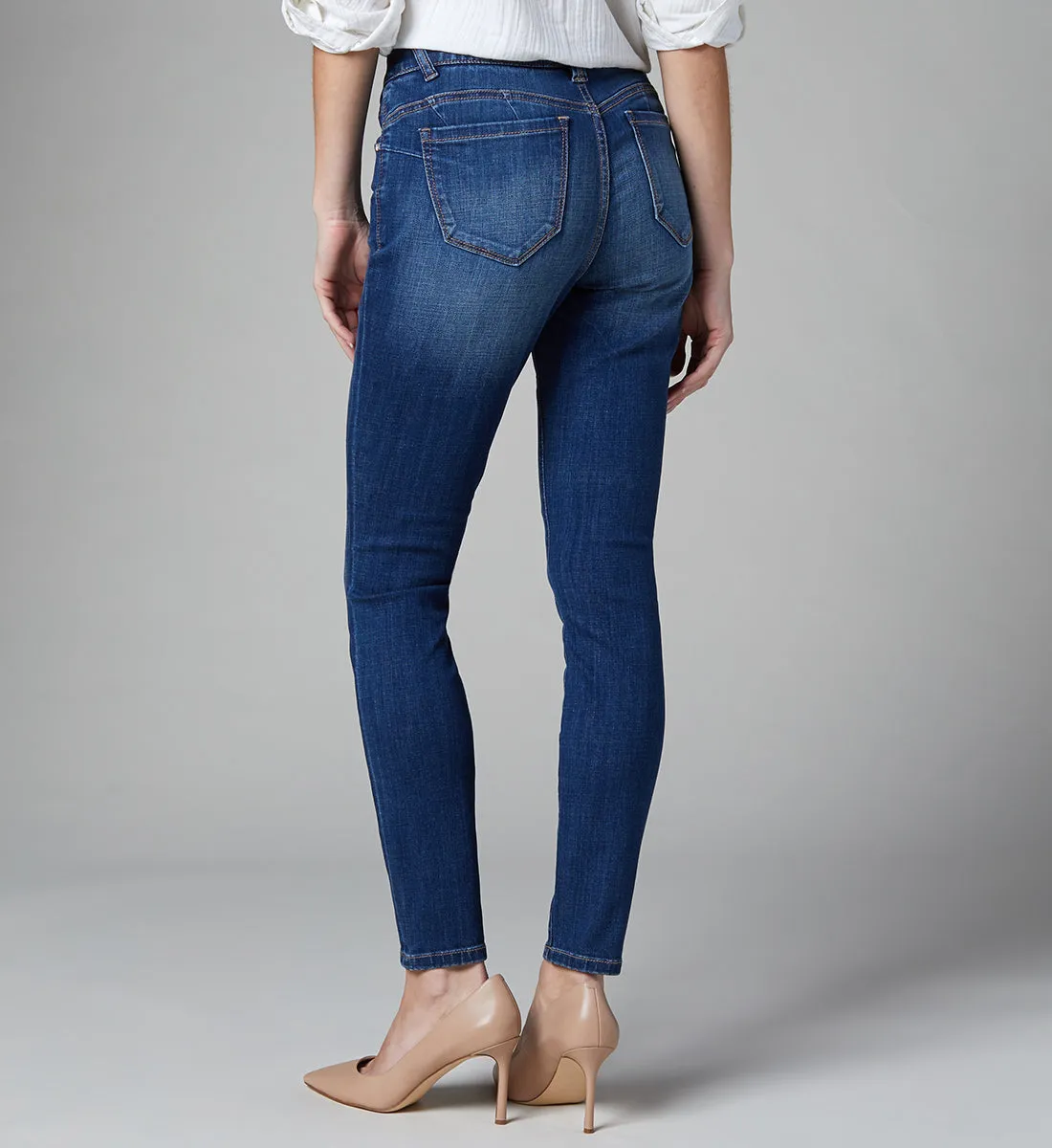 Cecilia Mid Rise Skinny Jeans