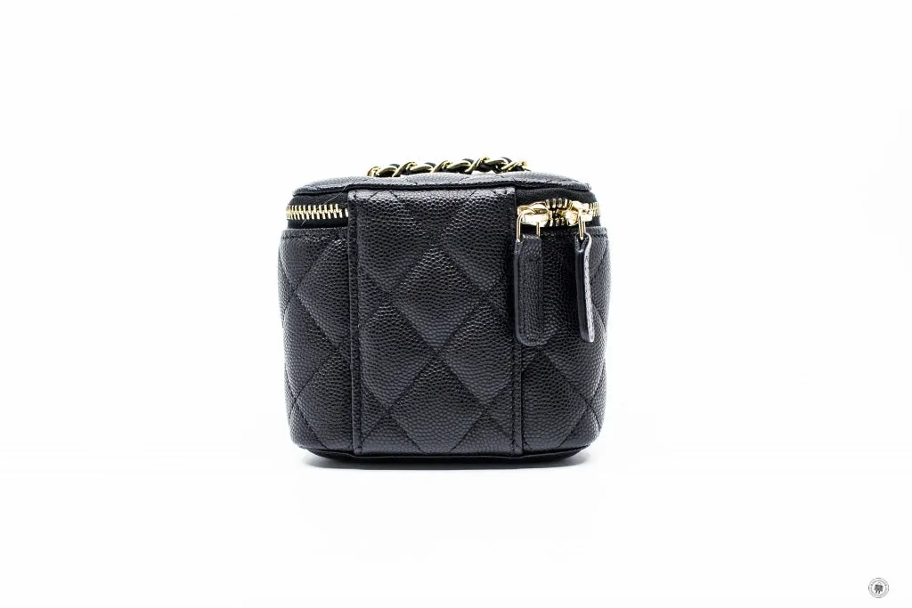 Chanel AP1340Y33352 Small Vanity Black   C3906 Caviar Shoulder Bags Pbhw