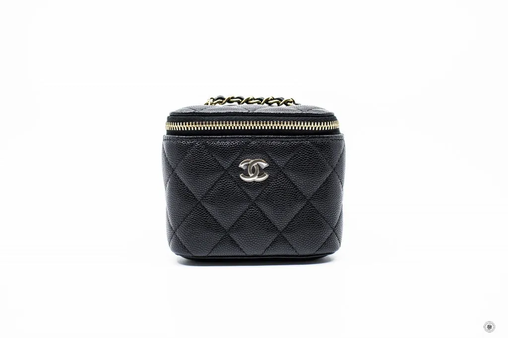 Chanel AP1340Y33352 Small Vanity Black   C3906 Caviar Shoulder Bags Pbhw