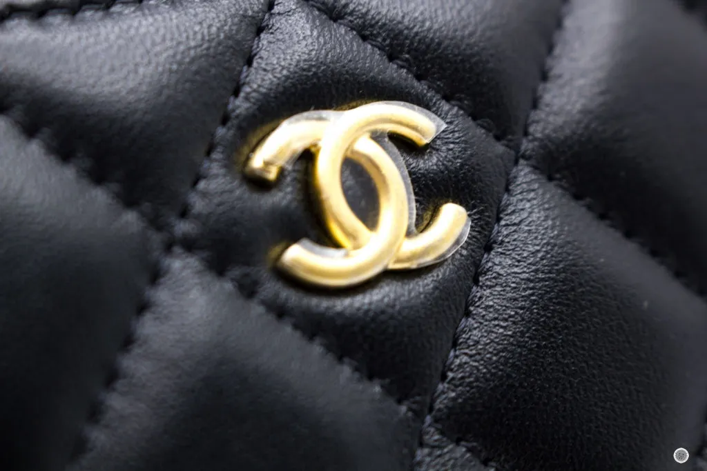 Chanel AP2463B02916 Mini Camera Case Black   94305 Lambskin Shoulder Bags Gbhw