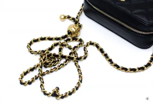 Chanel AP2463B02916 Mini Camera Case Black   94305 Lambskin Shoulder Bags Gbhw