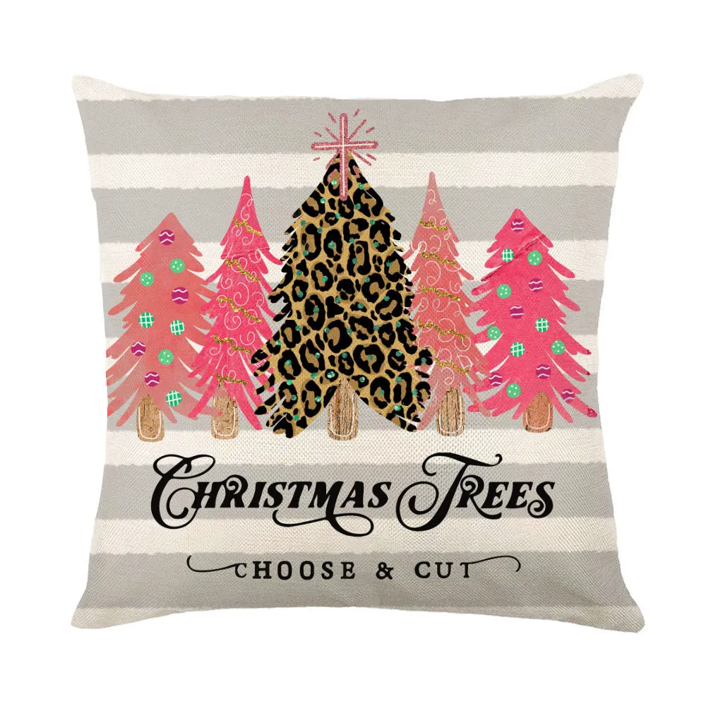 Christmas Pillow Covers Sofa Square Pillow Cases