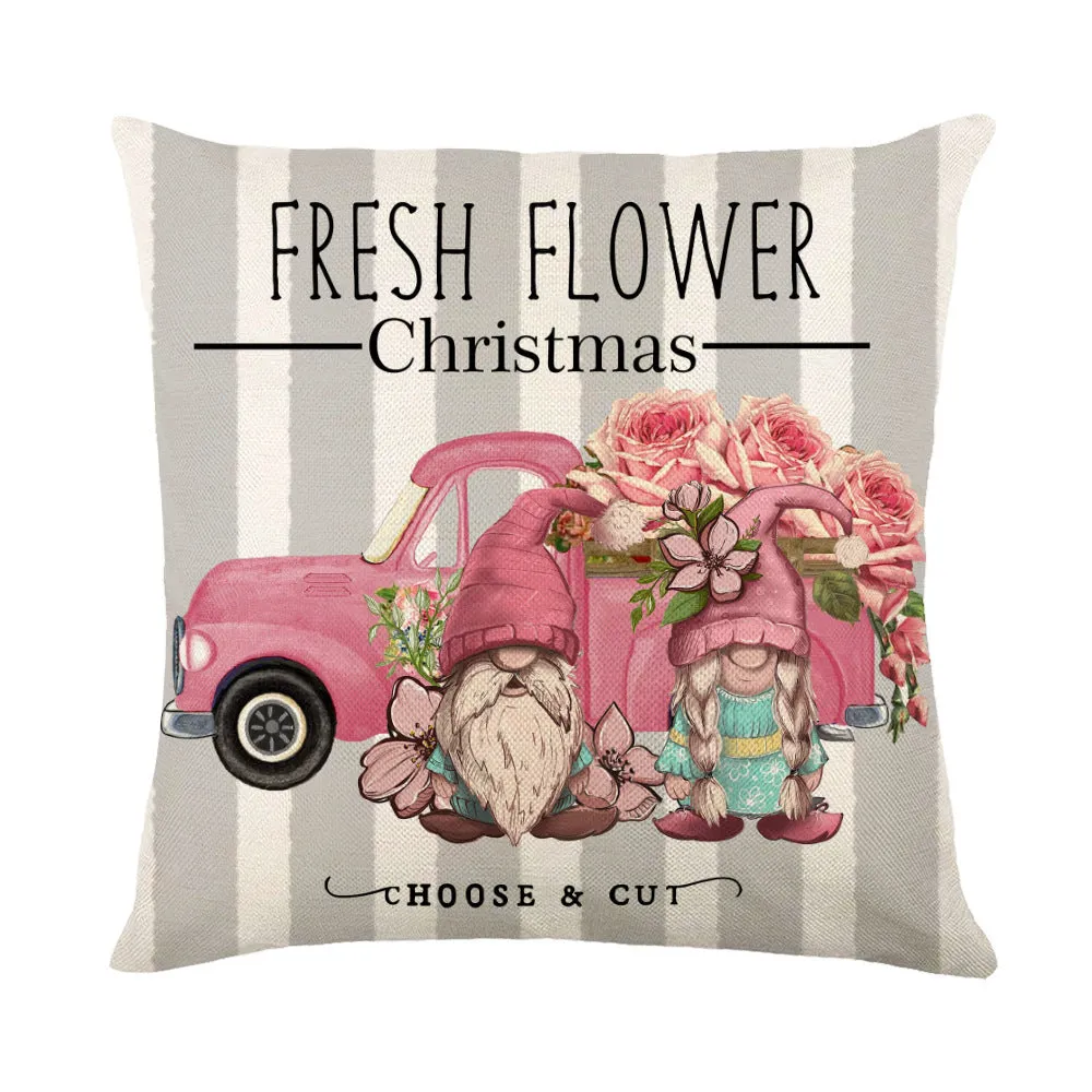 Christmas Pillow Covers Sofa Square Pillow Cases