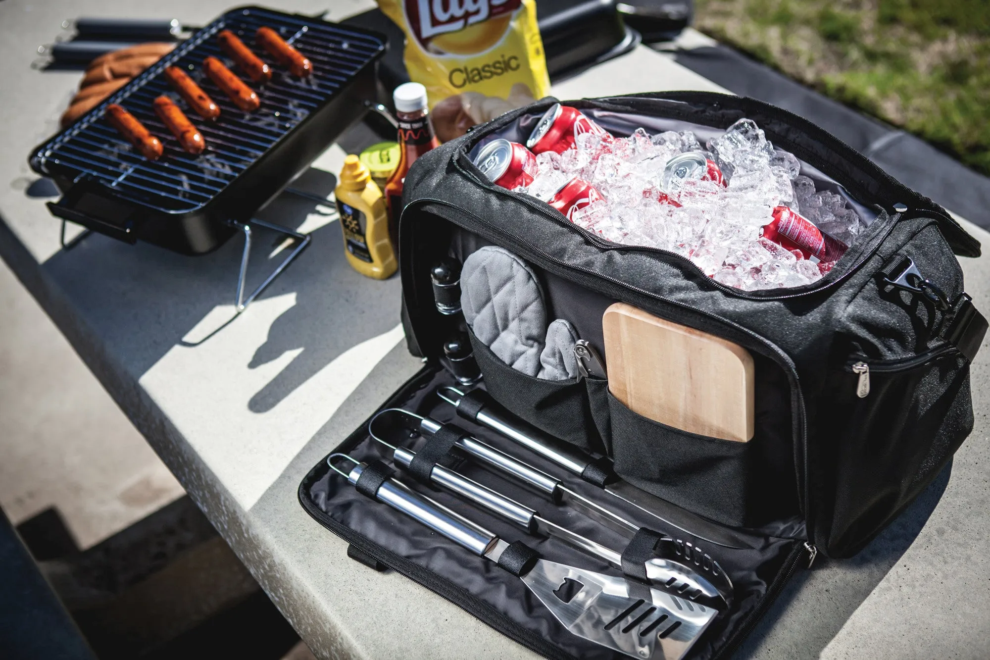 Cincinnati Reds - BBQ Kit Grill Set & Cooler
