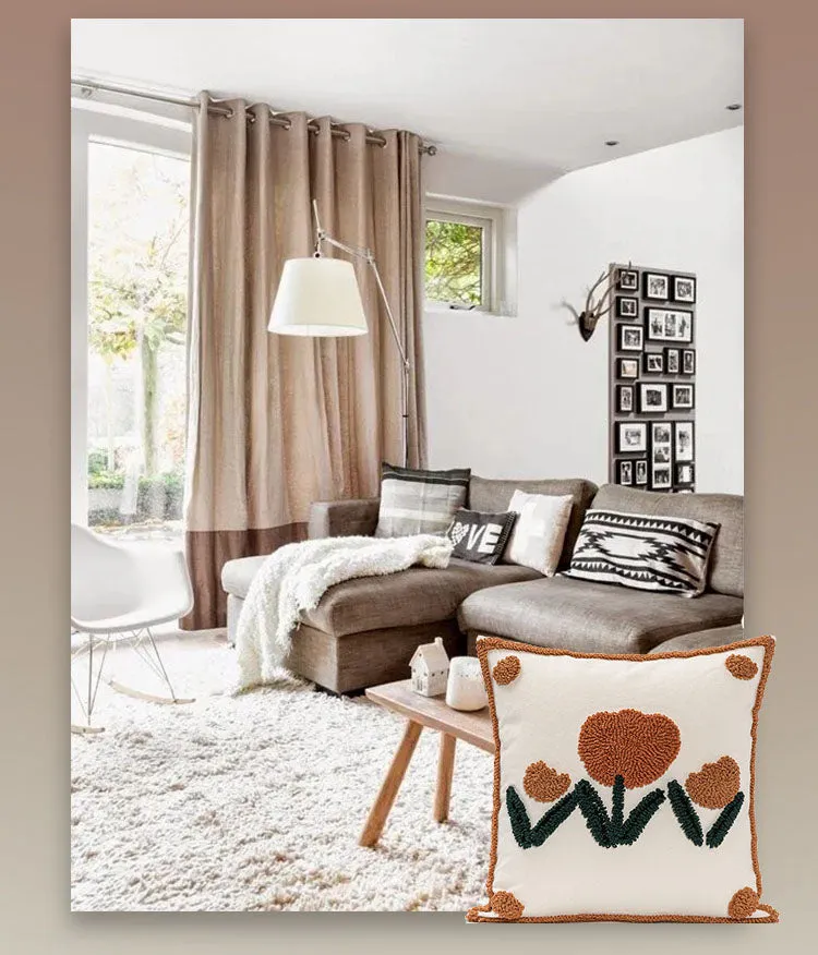 Cluster Flower Pillow