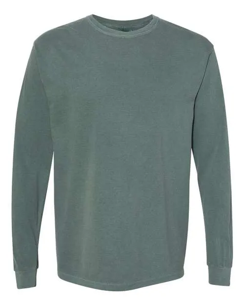 Comfort Colors Garment-Dyed Heavyweight Long Sleeve T-Shirt 6014 Blue Jean