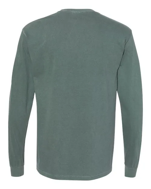 Comfort Colors Garment-Dyed Heavyweight Long Sleeve T-Shirt 6014 Blue Jean