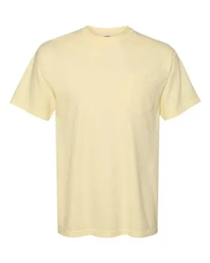 Comfort Colors Garment-Dyed Heavyweight Pocket T-Shirt 6030 Banana