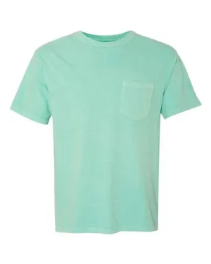 Comfort Colors Garment-Dyed Heavyweight Pocket T-Shirt 6030 Chalky Mint